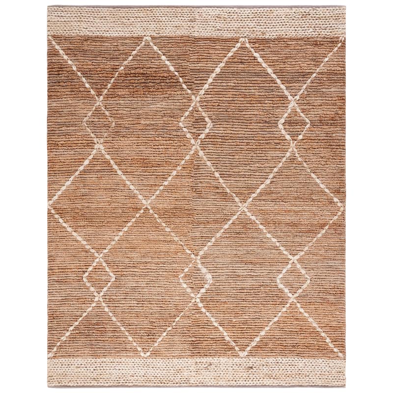 SAFAVIEH Handmade Natural Fiber Yara Geometric Jute Rug