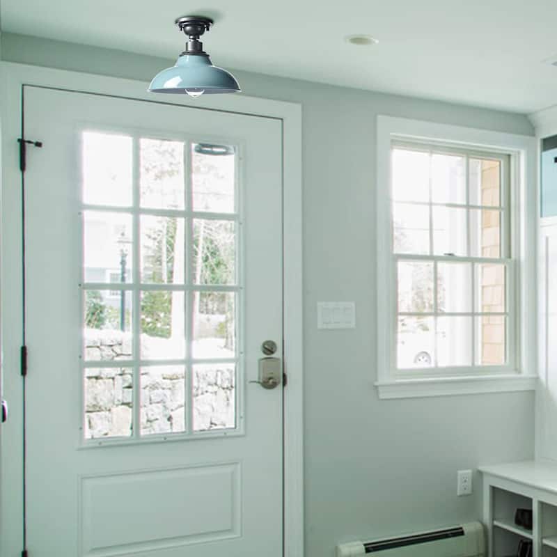 Cilento Farmhouse Ceiling Light Semi Flush Mount 1-Light