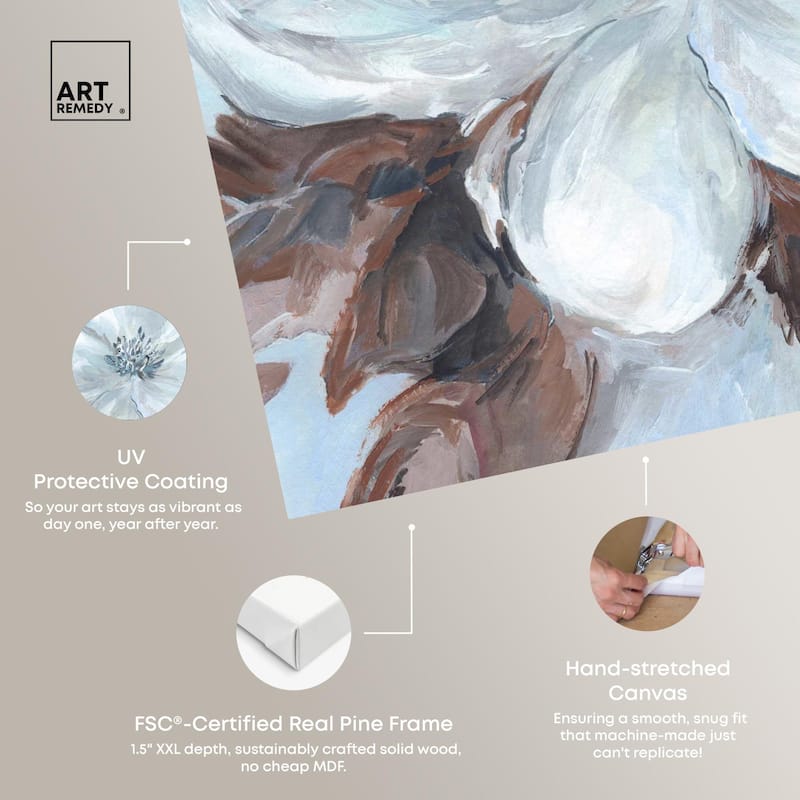 Delicate Blooms II Canvas by Art Remedy, Gallery Wrapped