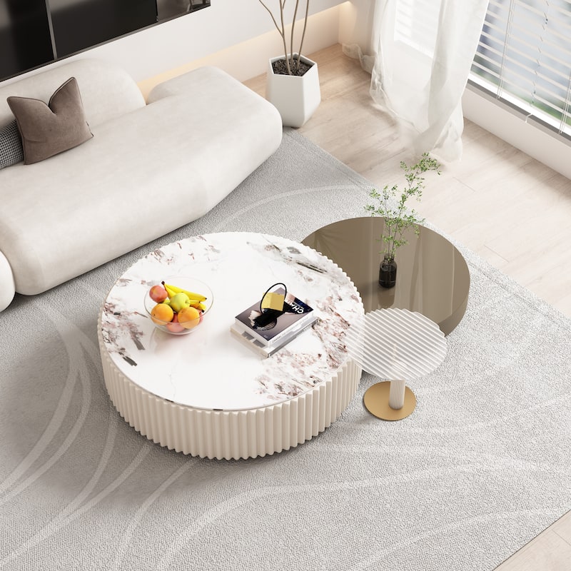 JASIWAY Modern Creative End Table Coffee Side Table Set