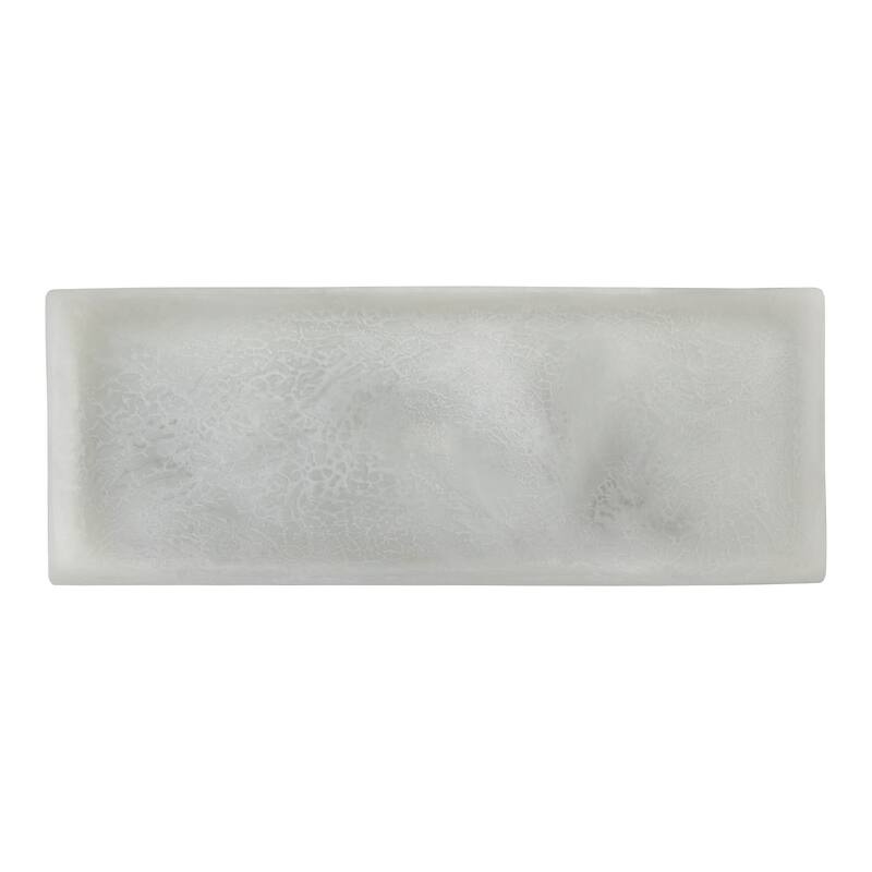 Rectangle Platter Set Of 2 White