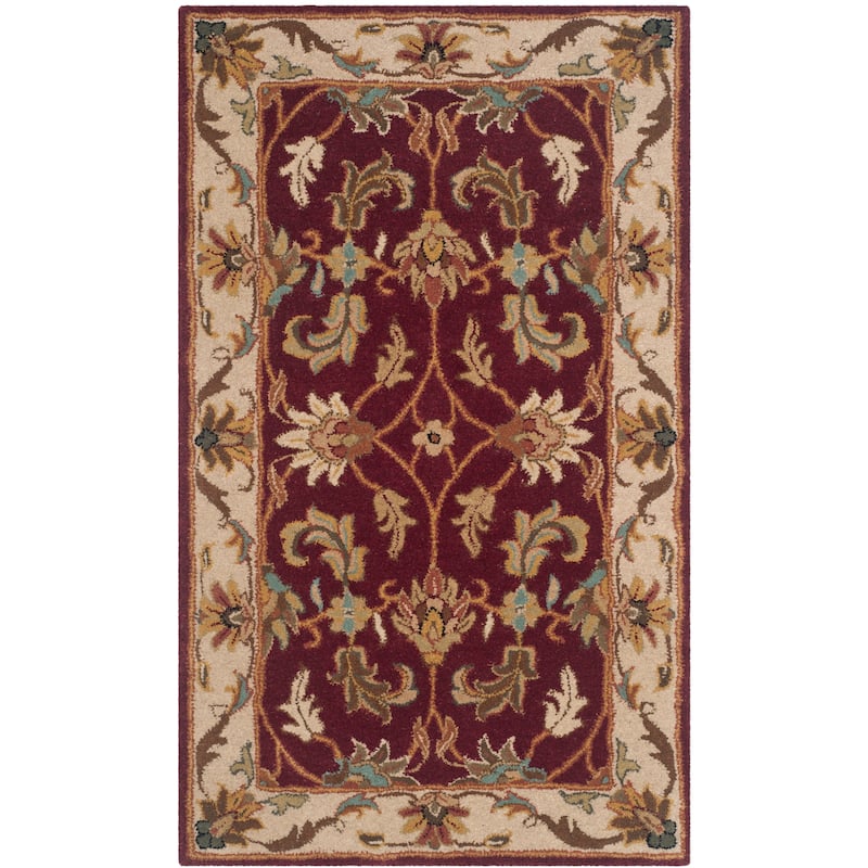 SAFAVIEH Handmade Heritage Sharee Traditional Oriental Wool Rug