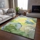 preview thumbnail 7 of 5, Premium Washable Super Soft Abstract Watercolor Mayfield Rug