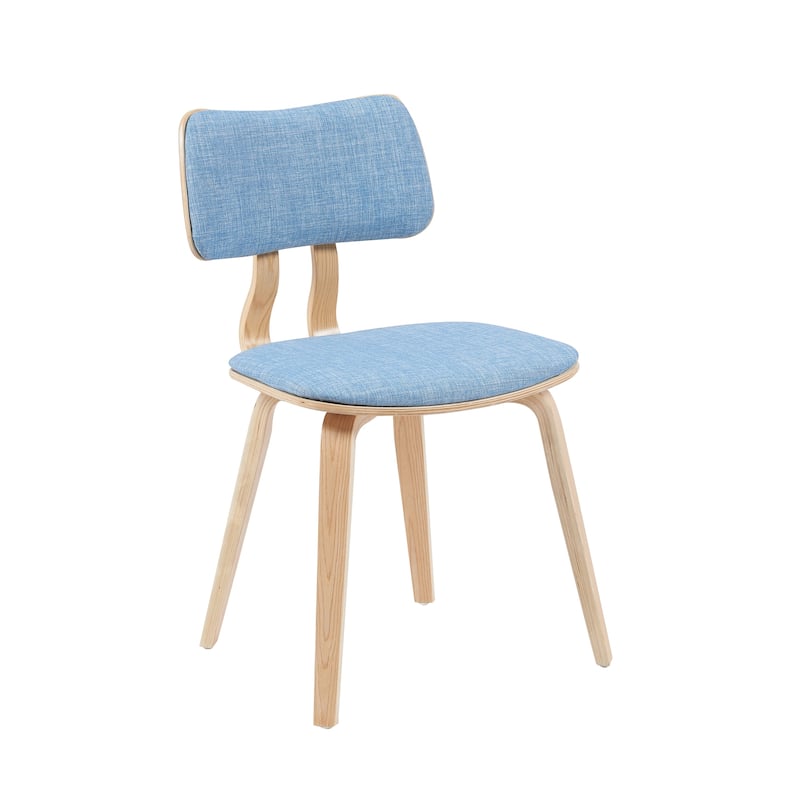 Carson Carrington Ladeplads Mid-century Modern Wood & Upholstered Dining Chair