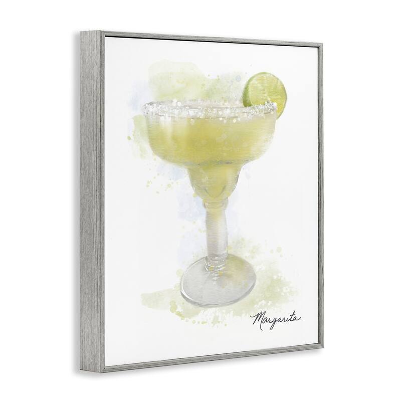 Stupell Soft Faded Margarita Framed Giclee Art Design By Matthew Piotrowicz