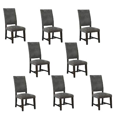 Ayers Upholstered Dining Chairs with Nailhead Trim (Set of 8)
