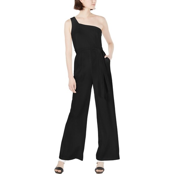 Calvin klein one shoulder jumpsuit clearance