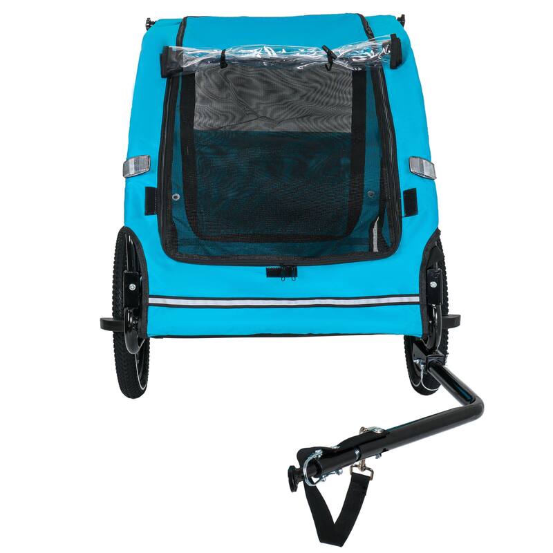 Pet Bike Trailer Dog Cart for Bicycle,Suitable for Small and Medium Pets, Easy Folding Cart Frame, Non-Slip Floor