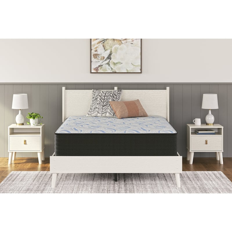 Signature Design by Ashley Elite Springs Plush Gray/Blue Mattress