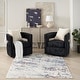 preview thumbnail 8 of 6, Nourison Motion Indoor only Cream / Ivory Abstract Area Rug - 5' 3" x 7'