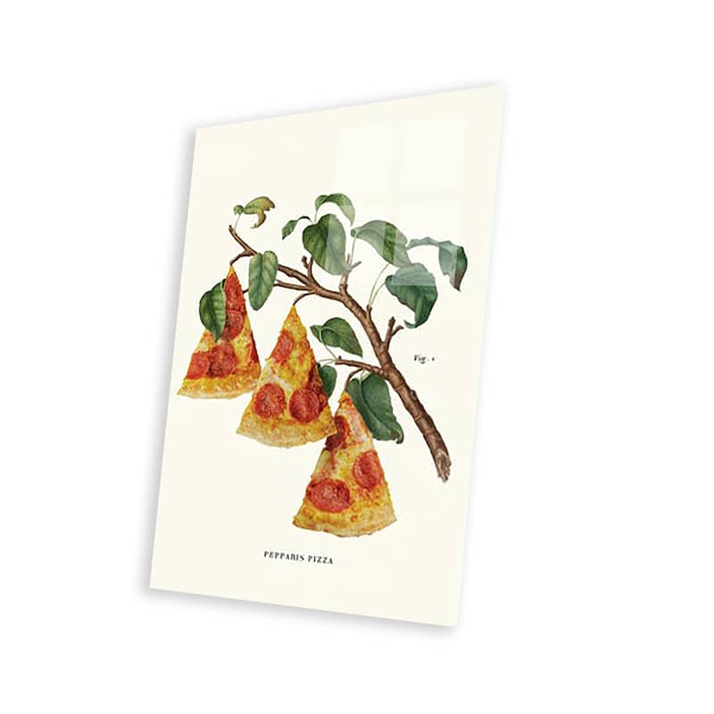 Pizza Plant Print On Acrylic Glass by Jonas Loose