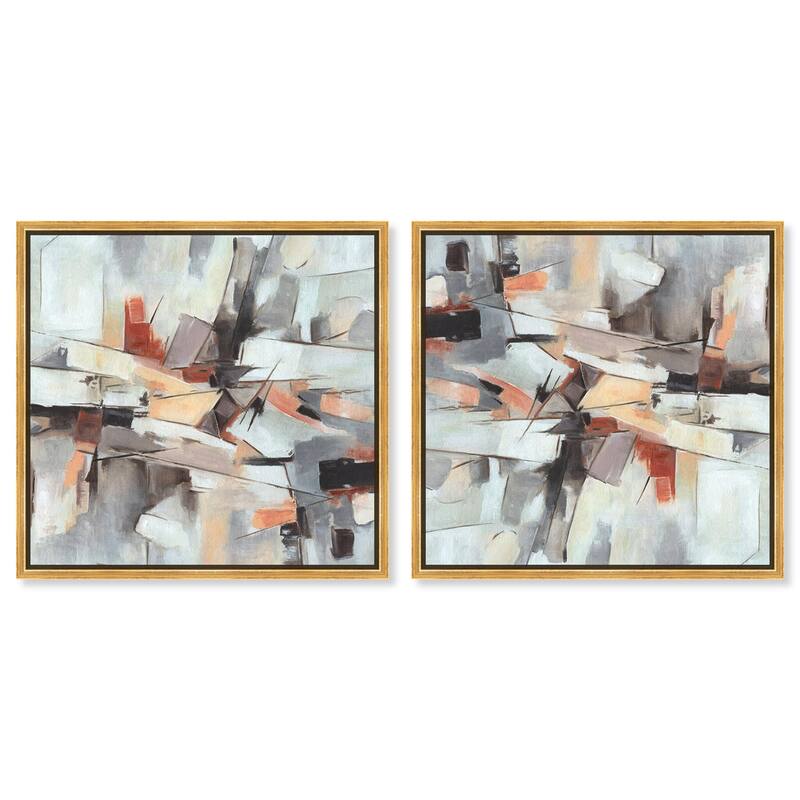 Delicate Purse and Perfume Canvas by Art Remedy - 40" x 40" - Silver