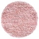 preview thumbnail 97 of 175, SAFAVIEH Handmade Rio Shag Chihoko 3.5-inch Extra Thick Decorative Rug 6' Round - Light Pink - Round