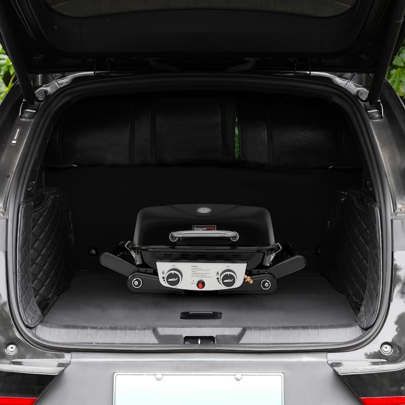 Royal Gourmet 2-Burner Portable , Black