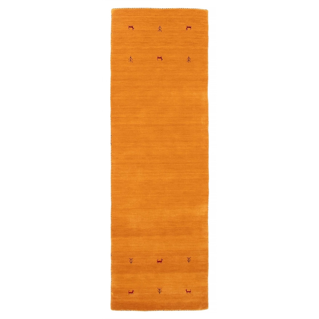 Kashkuli Gabbeh Gold Rug 2'5" x 7'8" - 2'5 x 7'8