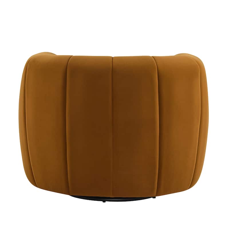 Monroe Indoor Modern Swivel Club Chair by Christopher Knight Home