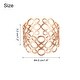 preview thumbnail 8 of 8, Napkin Rings Round Metal Hollow Napkin Holder for Dinner Table
