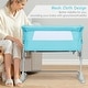 preview thumbnail 7 of 39, Travel Portable Baby Bed Side Sleeper Bassinet Crib with Carrying Bag - 38" x 19.5"-27.5" x 26.5"-34" (L x W x H)