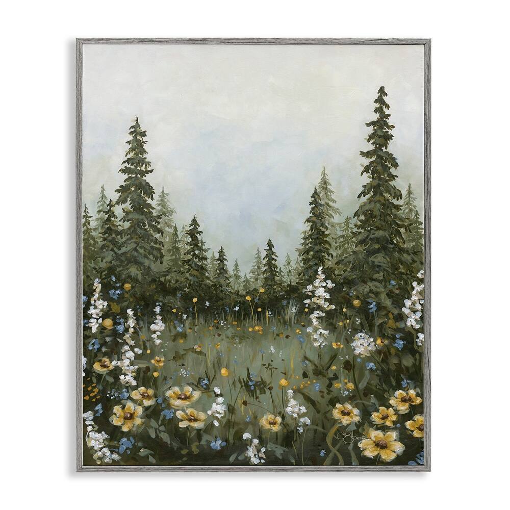 Stupell Forest Meadow Clearing Framed Giclee Art Design By Hollihocks Art
