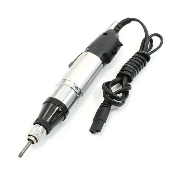 Silver Tone DC 24V 6A Electric Screwdriver w 2 Phillips Bits