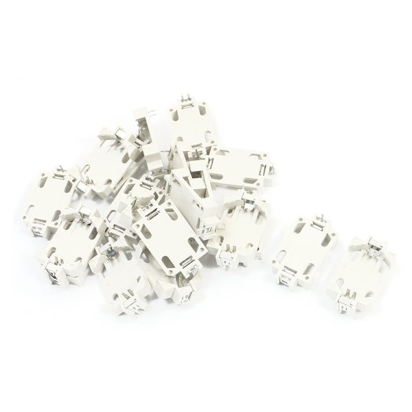 Unique Bargains 20pcs 3 Pins DIP Type Coin Cell Button Battery Holder Socket for CR2032