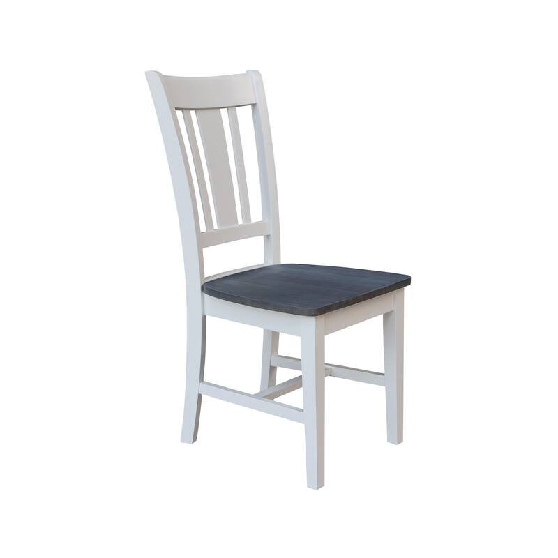 36" Solid Wood Square Dual Drop Leaf Dining Table with 4 Dining Chairs