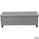 preview thumbnail 43 of 43, Hastings Tufted Faux Leather Storage Ottoman by Christopher Knight Home
