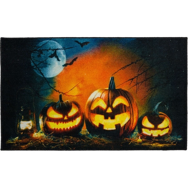  Halloween Trick or Treat Persian Cats Bath Mat- Anti