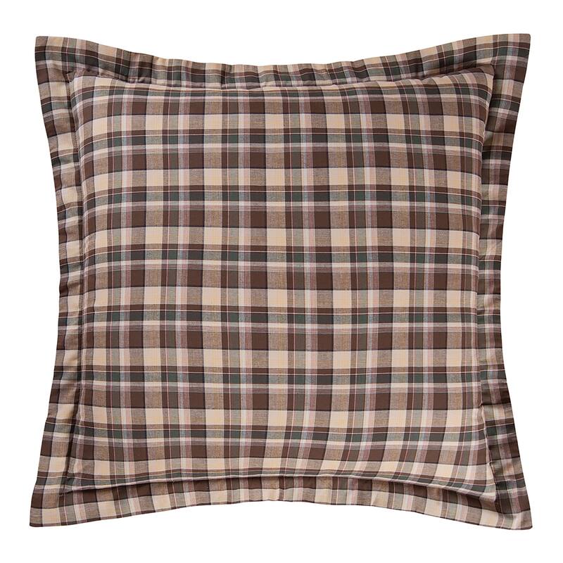 Rustic Plaid Euro Sham