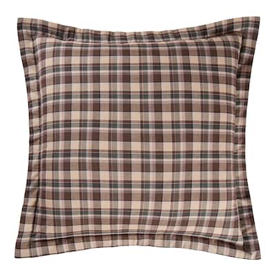 Rustic Plaid Euro Sham