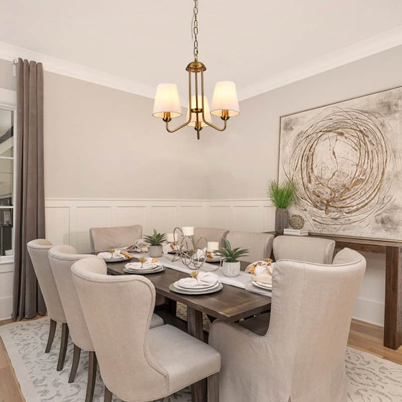 3 - Light Dimmable Classic / Traditional Chandelier