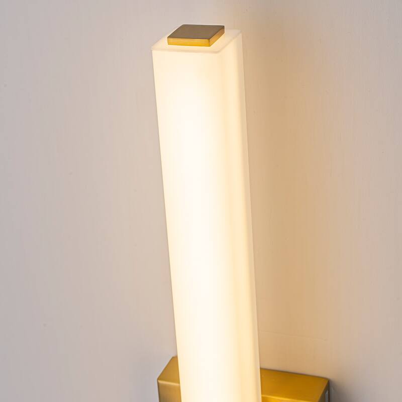 Mid-Century Modern LED Wall Sconce Bathroom Vanity Light with 3-CCT Selectable Light