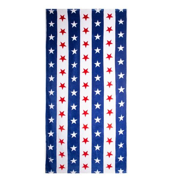 Shop Outdoor Living Patriotic Beach Towel 3 Pack Set In Stars Overstock 31760529