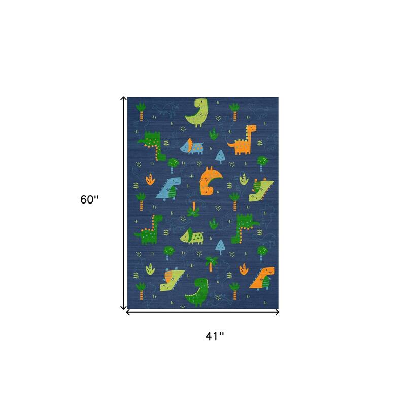 HomeRoots Juvenile/Youth Casual Rectangle Area Rug