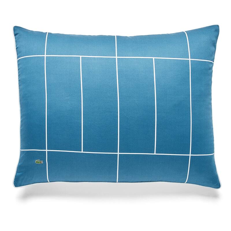 Lacoste Ashcombe Check Reversible 3-Piece Cotton Comforter Set