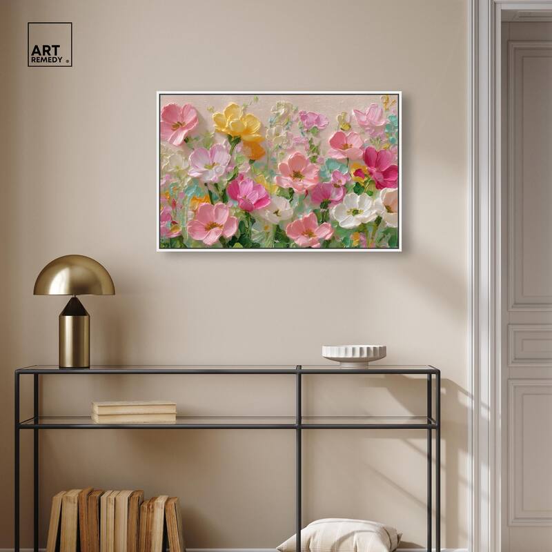 Expressed in Petals I Canvas by Art Remedy