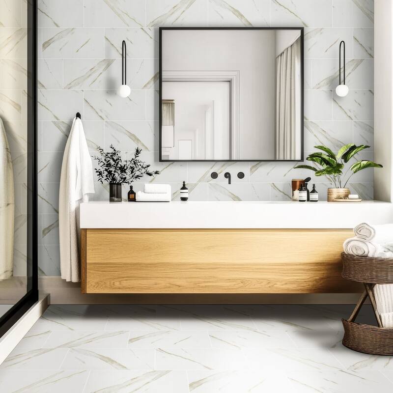 Ackland AKNPTARD12X24M-PL Ardena - 12" x 24" Porcelain Solid Floor and