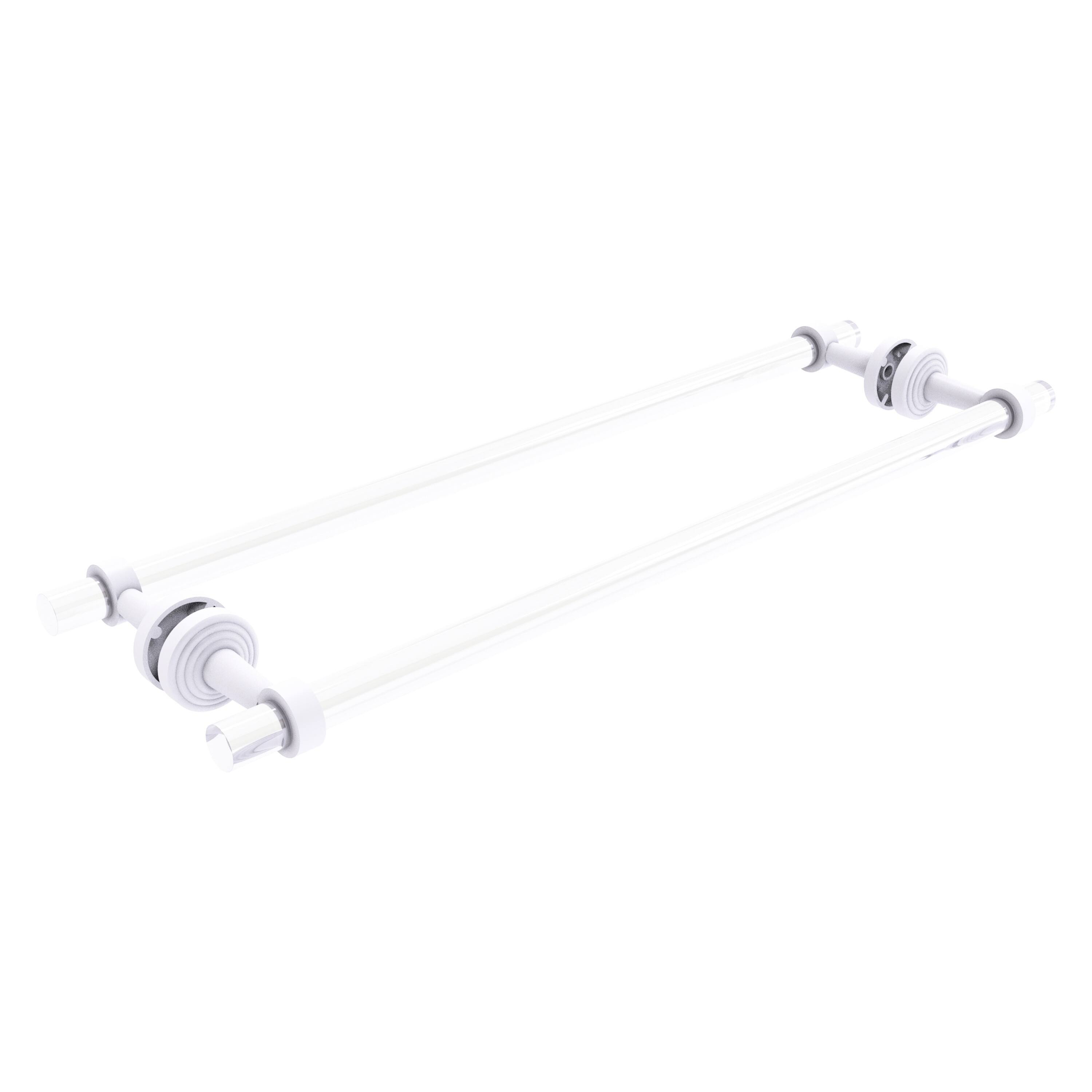 Allied Brass Pacific Beach Collection 18 Inch Back to Back Shower Door Towel Bar