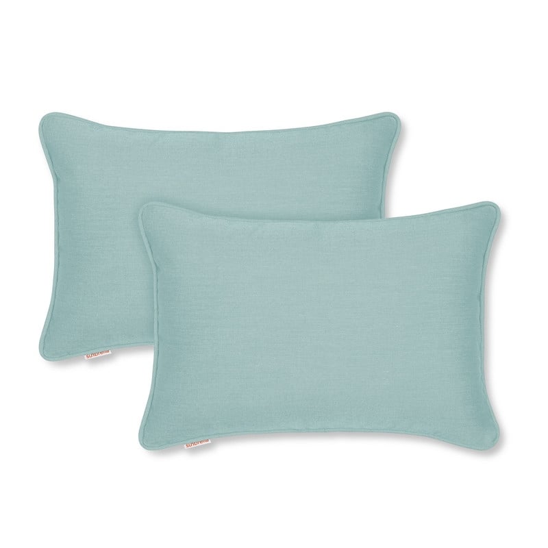 Sunbrella by Austin Horn Classics Corded-Edge Filled Pillow (Set of 2)