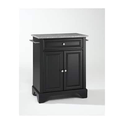 Kitchen Island Cart Granite Top Portable Kitchen Storage Island Modern Kitchen Furniture White Gray