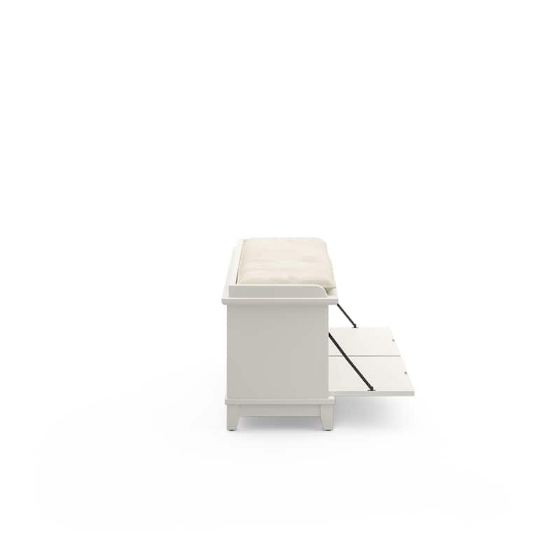 The Gray Barn Old Stone Upholstered Storage Bench
