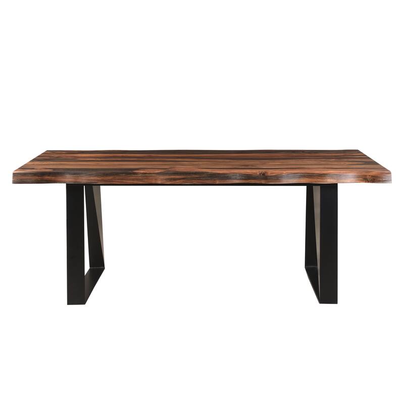 Sienna 80-inch Wave Edge Dining Table