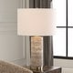 preview thumbnail 2 of 5, Uttermost Cortado Travertine Table Lamp - 23.25" H X 15" W X 15" D