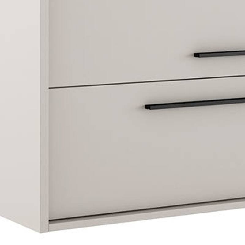 HomeRoots 40" Tan Wood Floating Bathroom Vanity With White Sink And Two Drawers - 40.00 in. x 24.60 in. x 21.60 in.