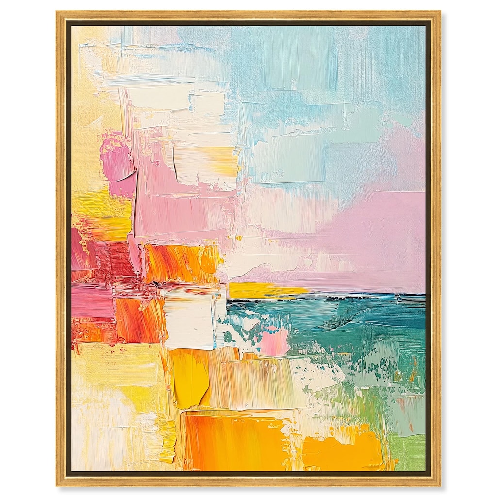 Hued Vista Canvas by Art Remedy
