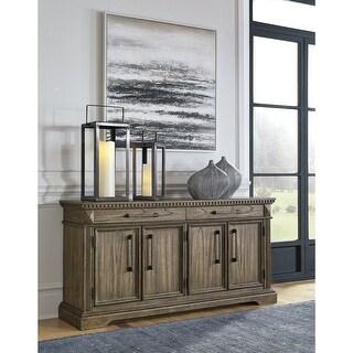Signature Design by Ashley Markenburg Brown Dining Room Server - 64"W x 16"D x 32"H