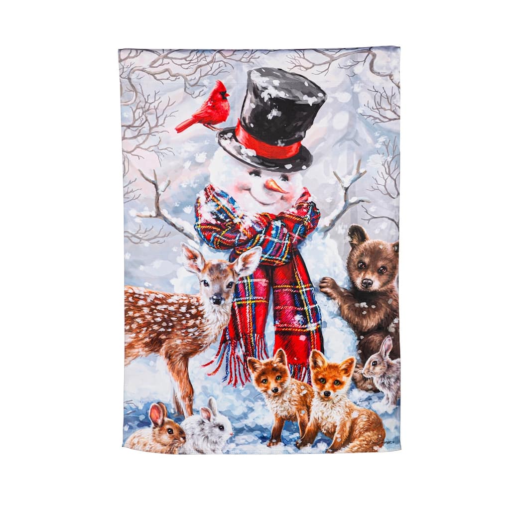 Forest Friends House Suede Flag