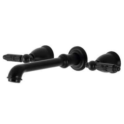 Kingston Brass Georgian 3-Hole Wall Mount Roman Tub Faucet