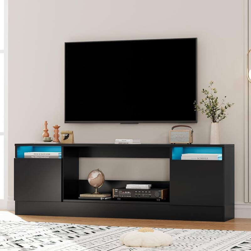 TV Stand Center Cabinet With Storage Place for TV Up to 75"