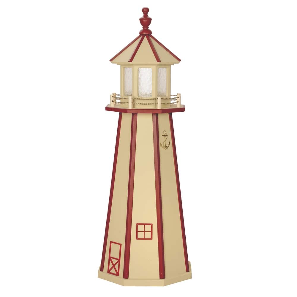 Poly Lighthouse with Solar Light